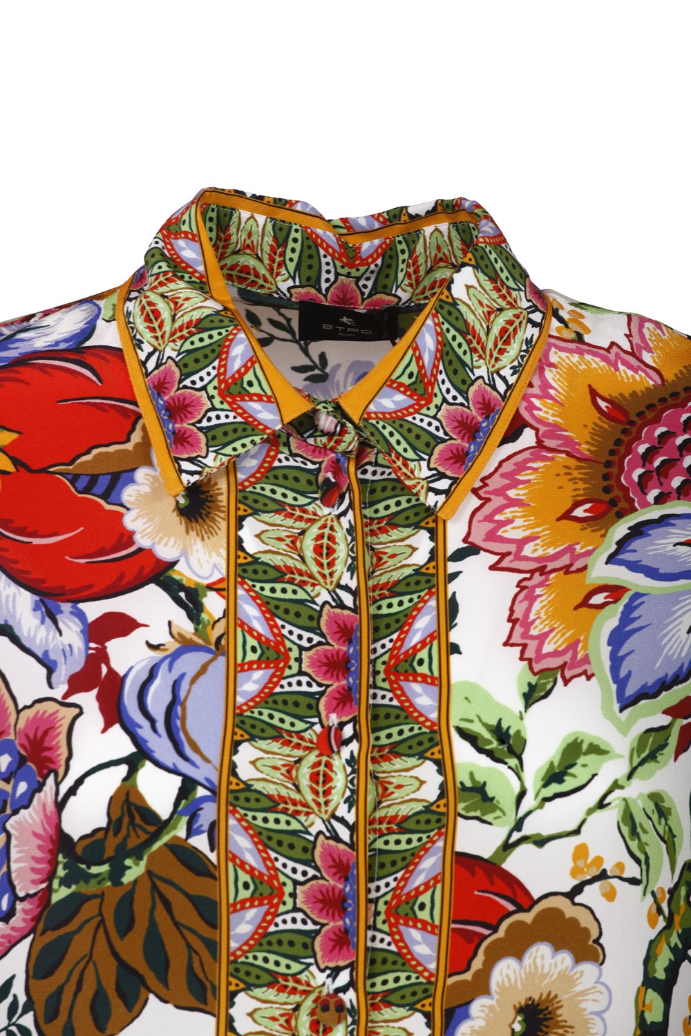 shop ETRO Saldi Giacca: Etro camicia dalla linea dritta in crêpe de Chine di seta con stampa d'ispirazione bouquet multicolor all over.
Composizione: 100% seta.
Vestibilità regular.
Colletto classico.
Maniche lunghe.
Polsi con bottone.
Chiusura con bottoni.
Fabbricato in Italia.. WRIA0013 AK028-X0800 number 981830